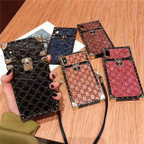 グッチ  iphone xs/xs maxケース 個性 iphone xr/xケース リベット付け iphone 6splus/8/7 plusケース 四角型 ストラップ付け 激安