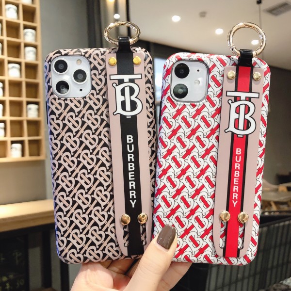 Burberryバーバリーケース最新全機種11 Pro/11/Xs Max/Xr/XS/iPhone7/7P/8/8P/iPhone12/13  2色