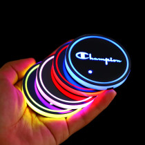 クロムハーツ シュプリーム 車 の インテリア ライト2個アクリルカラー usb 充電 器ウォーター カップ溝 led 雰囲気 ライト星座シリーズ