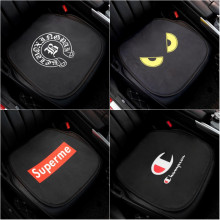 クロムハーツ カーシートクッション 車の座布団 車用 シートカバーセット カーシートカバー シートクッション 前座席用2枚+後部座席用1枚 超通気性 運転 クッション 柔らかい 滑り止め 冷感生地 軽/普通車