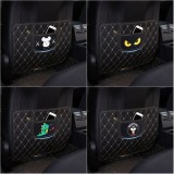 フェンディ シートバックポケット キックガード 車用アンチ汚いマット 傷 汚れ 防止 シートバックプロテクター 子供のためのキックマット シートカバー カーグッズ 愛車 保護パッド オートシートバックカバー カー用品 ベージュ