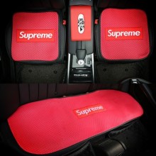 クロムハーツ シートクッション カーシートクッション 冷感座布団 アイスシルククッション 超通気性 運転クッション 柔らかい 滑り止め 弾性 汎用