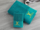 LVバスタオル2枚セット　Louis Vuitton　タオルセットルイ ヴィトン　デイリータオル　パレオ/湯上がりタオル　お風呂グッズ家庭用Louis Vuitton