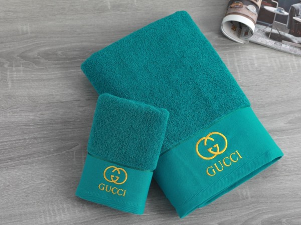 タオルセット　GUCCI/グッチバスタオル2枚セット　パレオ/湯上がりタオル　デイリータオル　お風呂グッズ家庭用　吸水性　6色