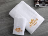 HERMESお風呂グッズ　タオルセット　エルメスバスタオル2枚セット　デイリータオル　パレオ/湯上がりタオル　家庭用吸水性　5色