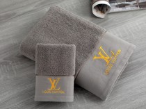 LVバスタオル2枚セット　Louis Vuitton　タオルセットルイ ヴィトン　デイリータオル　パレオ/湯上がりタオル　お風呂グッズ家庭用Louis Vuitton