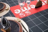 ルイヴィトン/シュプリーム　LOUIS VUITTON　テーブルクロス　テーブル掛け　キッチン食卓カバー　レストラン/とだな　撥水耐熱カバーSupreme