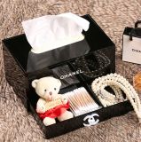 CHANEL/シャネル　小物入れ　アクリル製品　人気収納ボックス　テッシュケース/カスケット