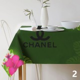 テーブルクロス　シャネル/CHANEL　テーブルかけ/食卓カバー/机カバー　防塵撥水汚れ防止　リネン風薄手　インテリア雑貨