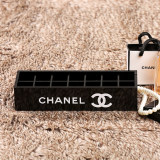 CHANEL　シャネル小物入れ　アクリル収納ボックス　メイクボックス　口紅ボックスレディース