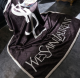 YvesSaintlaurent　イヴサンローラン　ブラック　ブランケット　もこもこ毛布　ひざ掛け毛布　昼寝用毛布　肩掛け毛布　新品/送料込み②