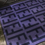 FENDIフェンディ　新品人気カーペット150×200サイズ長方形 四角　絨毯ラグマット　子供プレイマット　洗える滑り止め付き　選べる2色