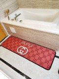 GUCCIカーペット　人気マットグッチ　キッチンマット　トイレマット　フロアマット　ベッドルーム/浴室/新居絨毯★洗える