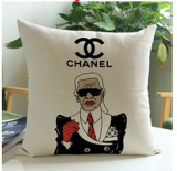 CHANELクッションカバー★シャネルクッションカバー　クッション　リネン生地/ベルベット生地　抱き枕カバー　インテリア雑貨新居