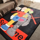 Supreme　シュプリームカーペット/絨毯　ラグマットリビング　子供プレイマット　オールシーズン　滑り止め付洗える　選べる3種