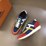 Hermesエルメス 素敵なシンプル クラシック メンズ スニーカー