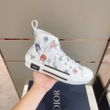 超話題!Diorディオール カップル モデル B23 ハイカット スニーカー