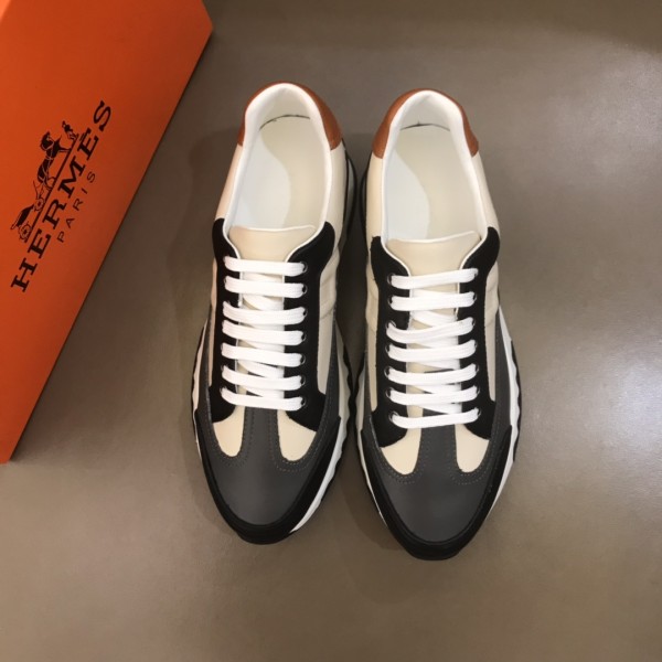 超話題!Hermesエルメス シンプル クラシック メンズ スニーカー