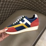 Hermesエルメス 素敵なシンプル クラシック メンズ スニーカー