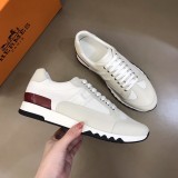 最新Hermesエルメス シンプル クラシック メンズ スニーカー