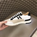 大人気Hermesエルメス シンプル クラシック メンズ スニーカー
