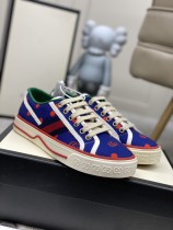 最新Gucci2023 エクスプローシブ キャンバス シューズ メンズ レディース