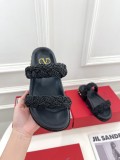 大人気ヴァレンティノ VALENTINO 2023春夏新作 手織りスリッパ