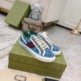 Gucci通販2023 エクスプローシブ キャンバス シューズ メンズ レディース