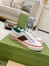 最新Gucci 通販2023 エクスプローシブ キャンバス シューズ メンズ レディース