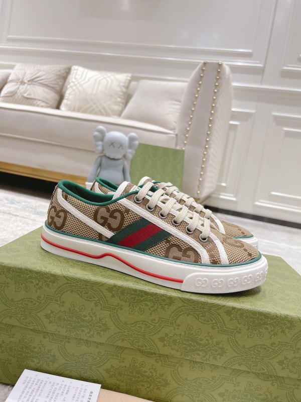 Gucci2023 エクスプローシブ キャンバス シューズ メンズ レディースコピー