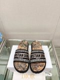 高品質2023SS 新作 Dior Dway 刺繍プラットフォームサンダルとスリッパ