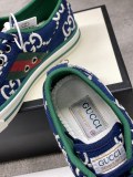 最新Gucci2023 エクスプローシブ キャンバス シューズ メンズ レディース