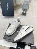 超話題!シャネルの最新のホットスタイルラインストーンパンダ白黒スニーカーカジュアルスニーカー