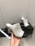 Chanel シャネル2023春夏新商品カウンターキャットウォークスタイルプラットフォームスリッパ