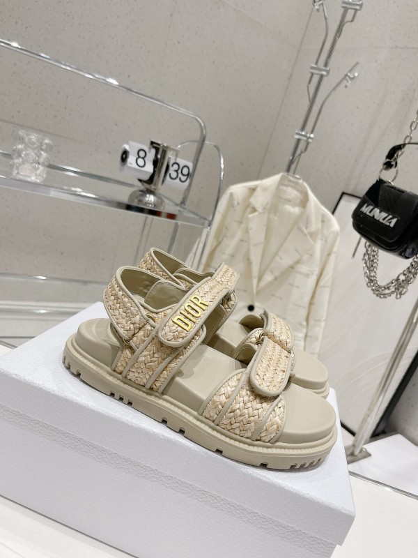 大人気Dior ディオール 2023新作ベルクロサンダルとスリッパ