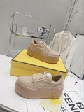 高品質FENDI フェンディ 2023SS 新作 マフィン 厚底 カジュアルシューズ スニーカー