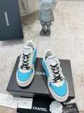シャネルの最新のホットスタイルラインストーンパンダ白黒スニーカーカジュアルスニーカー