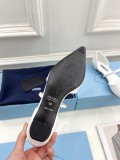 最新PRADA プラダ キャットウォーク モデル 中空ポインテッド バレエ シューズ
