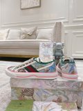 最新Gucci2023 エクスプローシブ キャンバス シューズ メンズ レディース