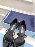 最新PRADA プラダ キャットウォーク モデル 中空ポインテッド バレエ シューズ