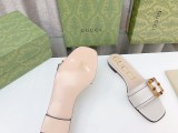 Gucciグッチの新しいファッションオールマッチバンブーバックルスリッパコピー
