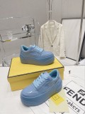 高品質FENDI フェンディ 2023SS 新作 マフィン 厚底 カジュアルシューズ スニーカー