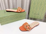 Gucciグッチ通販の新しいファッションオールマッチバンブーバックルスリッパ
