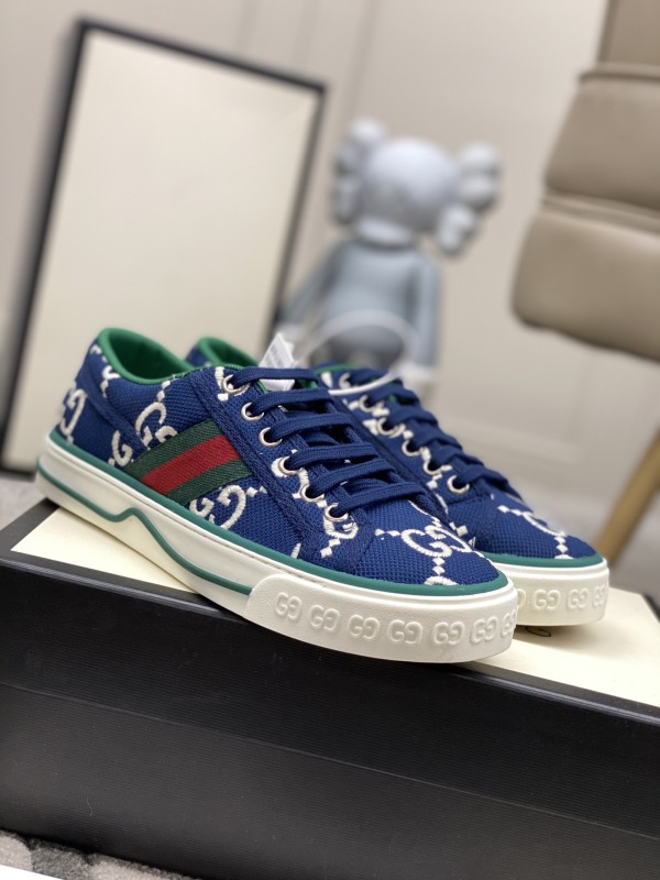 最新Gucci2023 エクスプローシブ キャンバス シューズ メンズ レディース