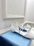 最新PRADA プラダ キャットウォーク モデル 中空ポインテッド バレエ シューズ