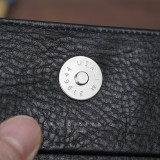 最高品質 クロムハーツ スクエアジップ ビルウォレット 財布 925シルバー/本革(レザー)激安 通販