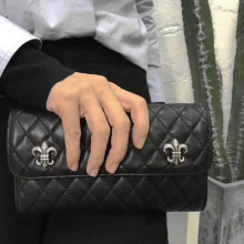 最高品質 クロムハーツ イタリアから輸入したラムスキン 925スターリングシルバーのアクセサリー メンズとレディースのハンドバッグ、財布 激安 通販