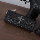 最高品質 クロムハーツ 財布 イタリアから輸入したラムスキン 925スターリングシルバー 女性のクロス ディナーバッグ ハンドバッグ 激安 通販