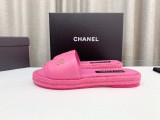n級 おすすめChanelシャネル23Ss麻縄底ミエサンダル・スリッパ