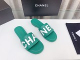 超話題!Chanelシャネル23Ss レターバックル フラットスリッパ